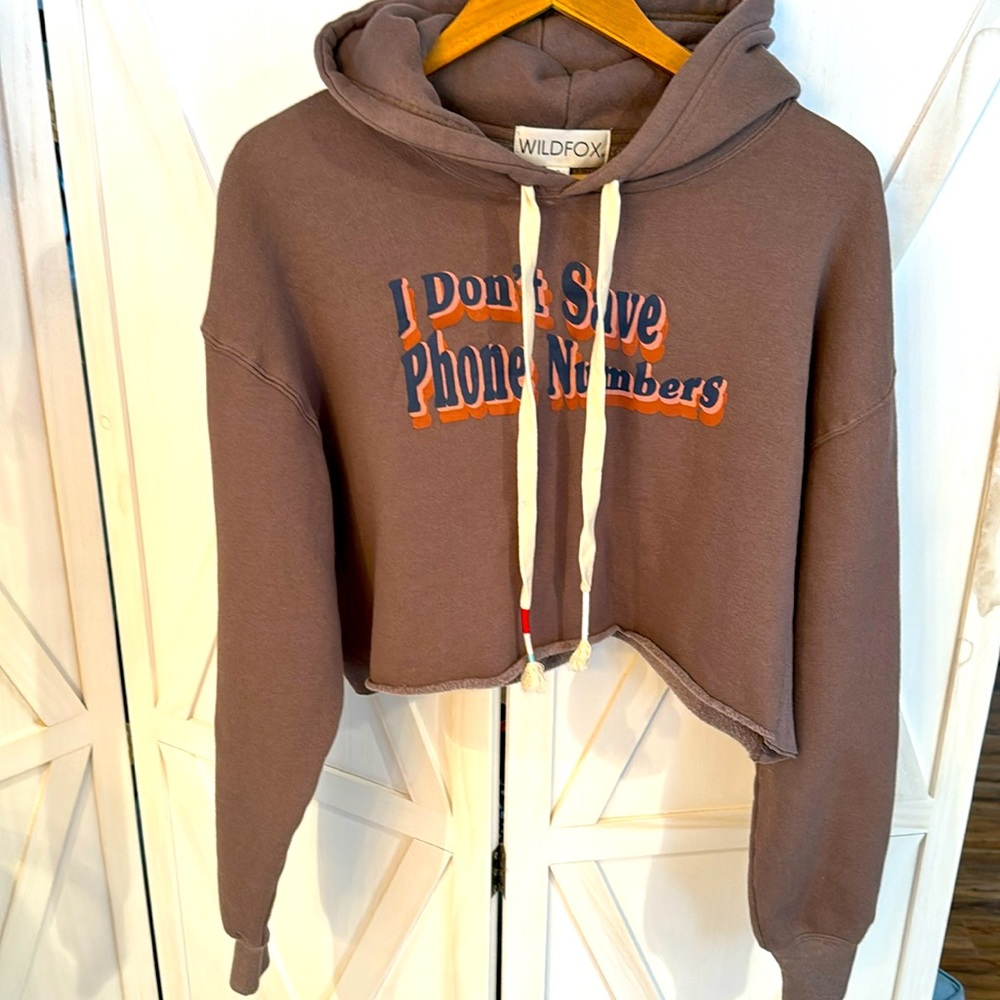 Wildfox “I Don’t Save Phone Numbers” Sweatshirt